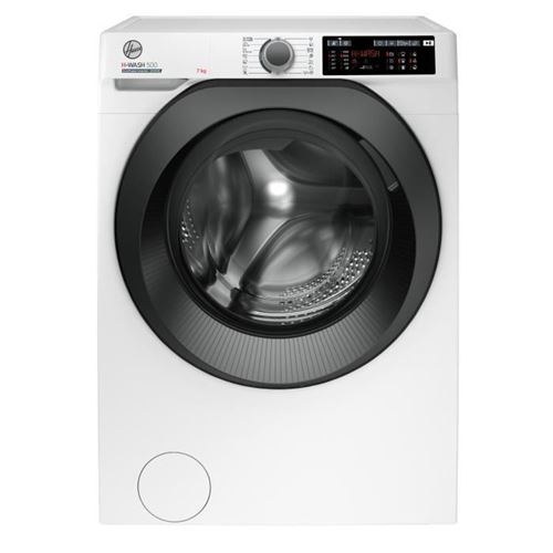 Hoover H-WASH 500 Essential HW4 37XMBB/1-S - Machine à laver - indépendant - WiFi - chargement frontal - 7 kg - 1300 tours/min - blanc – Image 2