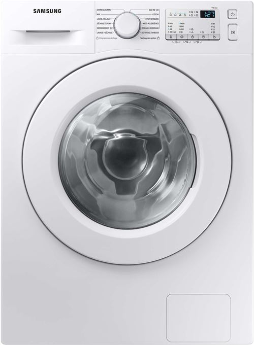 Samsung WD80T4046EW - Machine à laver séchante - indépendant - largeur : 60 cm - profondeur : 60 cm - hauteur : 85 cm - chargement frontal - 8 kg - 1400 tours/min - blanc – Image 2